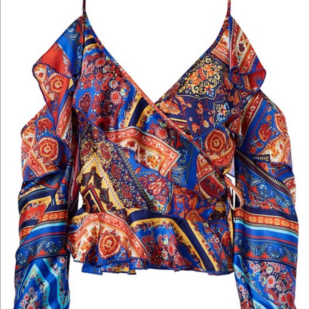 Floral patterns blouse